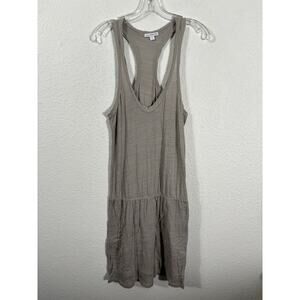 Standard James Perse Mini Dress Size 2 Tank Cotton Blend Gray *Flaws